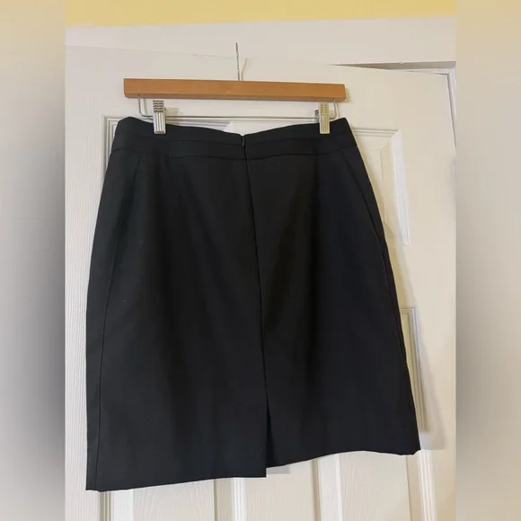 Ann Taylor Pencil Black Skirt Size 8 - Picture 3 of 4